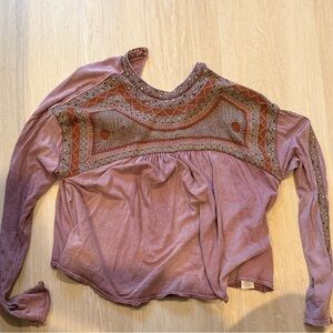 Free people long sleeve Top